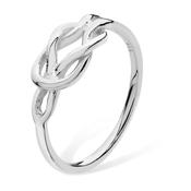 Silver Knot Style Ring image