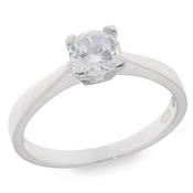 Sterling Silver Cubic Zirconia Ring image