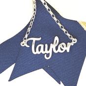 Sterling Silver Name Chain Up To 8 Letters