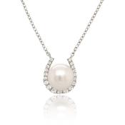 Sil Pdnt Cz/Pearl H/Shoe F/W