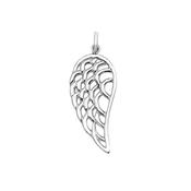 Sterling Silver Cut Out Angel Wing Pendant image