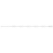 Sterling Silver Infinity Link Bracelet