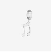 My World Music Note Charm In Silver image