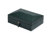 British Racing 8 Piece Watch Box In Green