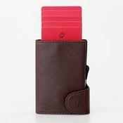 Wallet Pu Lthr Brn Dark