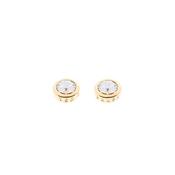 Ted Baker Sinaa Cystal Stud Earrings In Gold