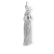 Sterling Silver Large Tassle Necklet image