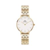 Ladies Daniel Wellington Petite 5-Link Evergold White Dial image