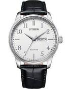 Gents Stainless Steel Citizen White Dial Eco Drive Watch