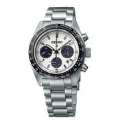 Gents Stainless Steel Seiko Prospex Solar White Dial Chronograp