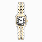 Ladies Mixed Bracelet Watch With White Dial And Roman Numerals image