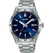 Gents Stainless Steel Blue Disl With Battons And Date Lorus Wath image