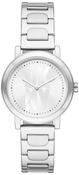 Ladies DKNY Stainless Steel Round Silver Dial image