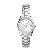 Ladies Stainless Steel Bracelet Silver Dial Scarlett Mini Fossil image