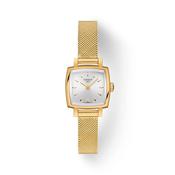 Ladies Rolled Gold Tissot Lovely Square Watch image