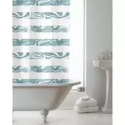 Country Club Marble Wave Shower Curtain with Rings image