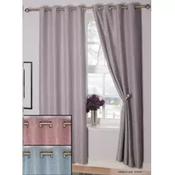 Crinkle Blush Eyelet Curtains image