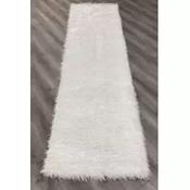 Glamour Shaggy White Runner Rug image