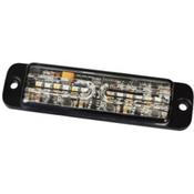 2 LED ECE R65 Grille Amber &amp;amp; Red Warning Light