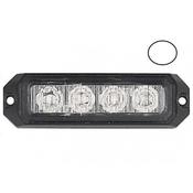 4 LED ECE R65 Grille White Warning Strobe