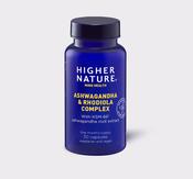 Higher Nature - Ashwagandha and Rhodiola Complex - 30 Capsules image