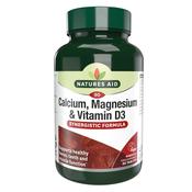 Natures Aid - Calcium, Magnesium and Vitamin D3 Tablets image