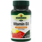 Natures Aid Vitamin D3 - 90 Tablets image