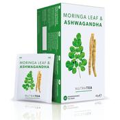 NutraTea - Moringa Leaf &amp; Ashwagandha - 20 Teabags