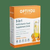 Optiyou - 5-in-1 Multivitamin Drink - 8 Orange Sachets image