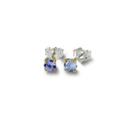 Tanzanite Stud Earrings