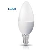 LED lamp E14 SW 7W WARM WHITE LED2B image