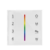 4-zone Wall Mounted Touch Panel for RGBW LED strip - T24