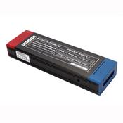 Flush-mounted power supply for magnetic rails H-PF series