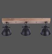 11983-18 SAMIA Ceiling Light Black/Wood