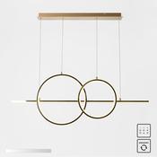 MD7358-2A-3GT CHOLET Pendant Light Gold