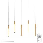 MD4768-5-3BMT ELIOT Pendant Light Black-Wood