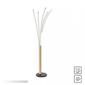 ML4767-3BMD VELDEN Floor Lamp Black-Wood