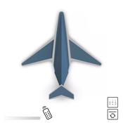 MX3140-1-3XCT SKY Wall Light BLUE/BLUE