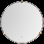D2532 LED Mirror 60 cm Black