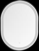 D2383 LED Mirror 70/50 cm Black