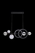 MD2448-7B-3BGD TAREMI Pendant Light Black-Gold