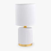 HS8720-WH Table Lamp White/Gold