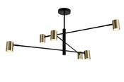 PEN4104-6GD+BK PEDRO Pendant Light Gold-Black
