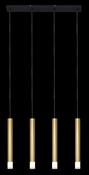P241125804GD VELIC Pendant Light Gold+Black