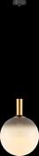 DU31771/1L NUA Pendant Light MATT BLACK+GOLD