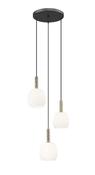 P0076-03A-P7AA CALVO Pendant Light MATT BLACK+GOLD