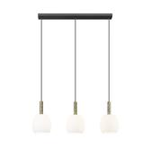 P0076-03Q-P7AA CALVO Pendant Light MATT BLACK+GOLD
