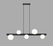 P0574-05N-P7AA FORES Pendant Light Black MATT BLACK