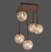 6234-48 GRETA Ceiling Light RUST/Gold