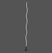 15168-18 WAVE Floor Lamp Black